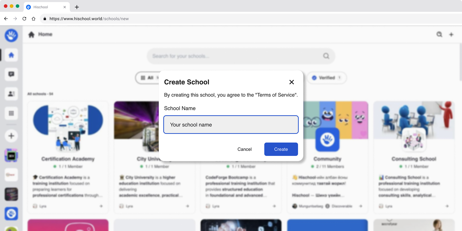 Create School